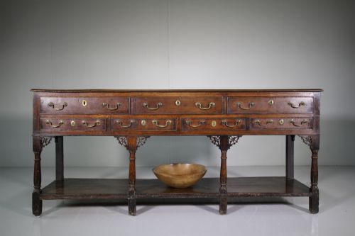 Superb 18th Century Antique Oak Welsh Dresser