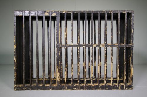 Georgian Antique Painted Pine Plate Rack