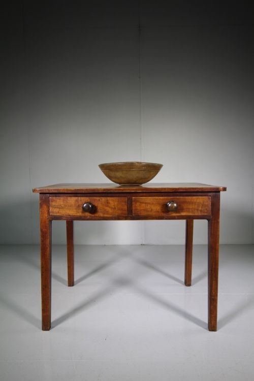 Georgian Antique Fruitwood Antique Side Table