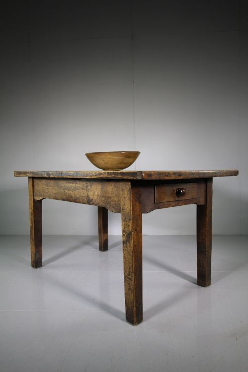 Large Georgian Antique Oak Dining Table

