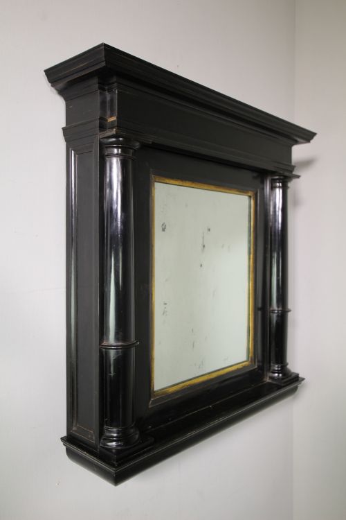 Georgian Ebonised Antique Wall Cabinet