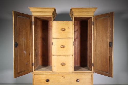 fig 2. 19th Century Westmorland Antique Pine Cupboard