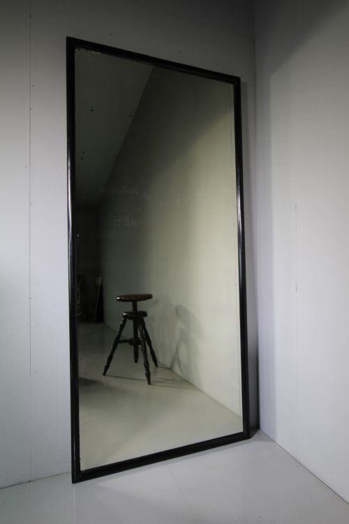 Large 19th Century Antique Shop Fitting Mirror
