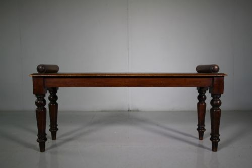 Antique Mid 19th Century Mahogany Window Seat