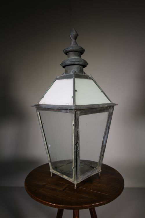 English 19th Century Antique Copper Lantern