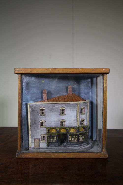 Wonderful 19th Century Antique Tailors Shop Diarama