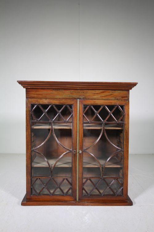 Georgian Antique Mahogany Wall Cabinet