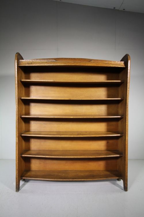 Large Rudolf Steiner School 1930 Oak Open Bookcase