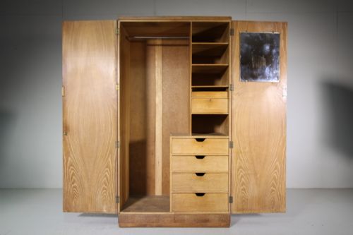 1920'S Heals of London Oak Compactum Wardrobe