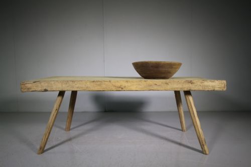 Edwardian Antique Sycamore Coffee Table