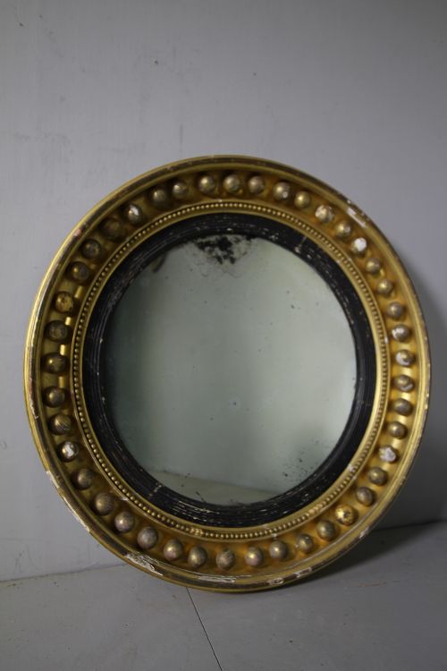 Large Regency Antique Gilt Mirror