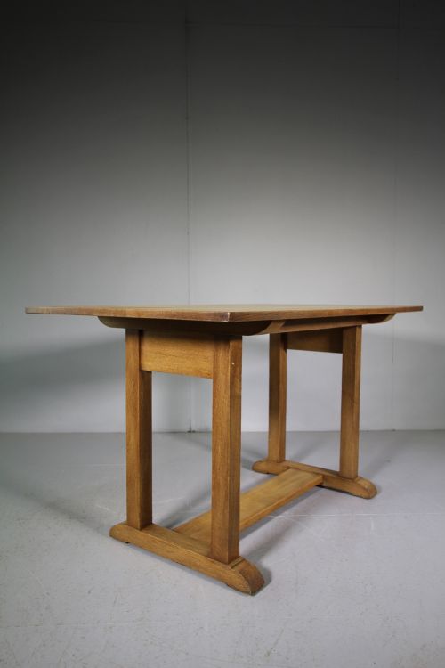 1920'S Heals of London Oak Refectory Dining Table