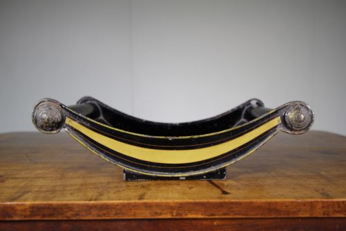 English Antique Toleware Cheese Coaster