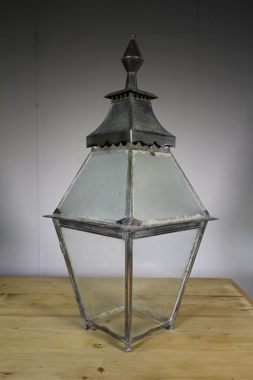 English 19th Century Antique Copper Lantern