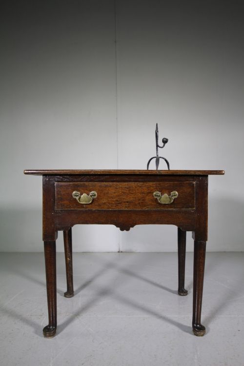 Welsh Georgian Antique Oak Lowboy Table