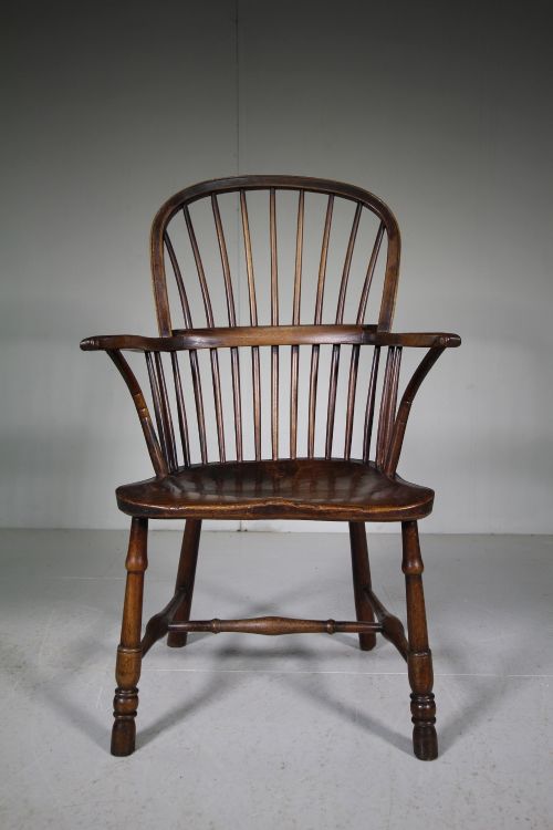 Georgian Antique Hoop Back Windsor Armchair