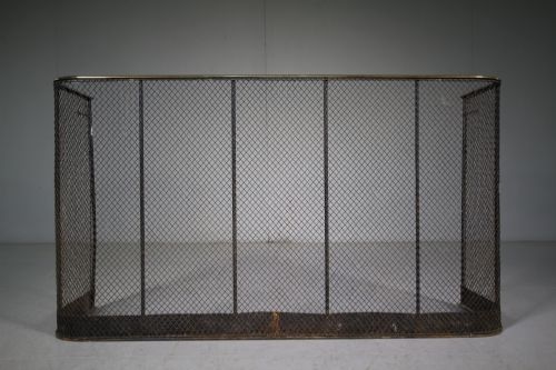 Large English 19th Century Antique Fire Guard