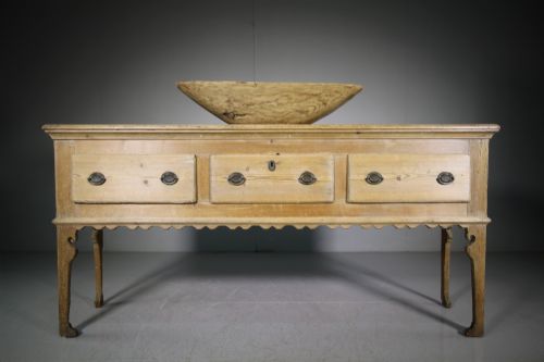 Wonderful Georgian Antique Pine Dresser Base