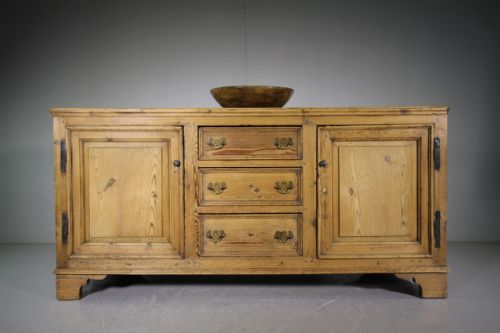 18th Century Antique Pine Dresser Base