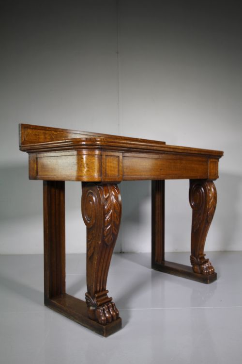 19th Century Scottish Quality Antique Oak Console Table