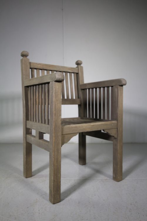 Heals 1920'S Teak Garden Armchair