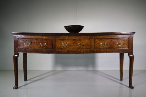 Wonderful 18th Century Antique Oak Dresser Base