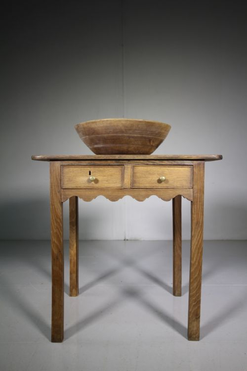 Georgian Antique Oak Side Table