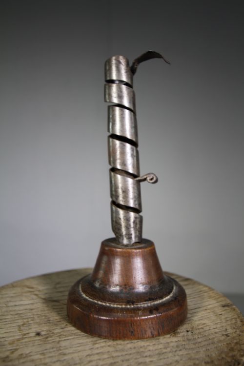 Early 19th Century Rat De Cave Antique Candlestick