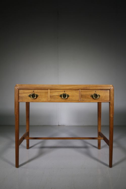 Heals of London Antique Walnut Side Table

