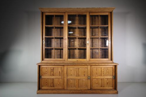 Fabulous Large English Antique Pine Kitchen Cupboard