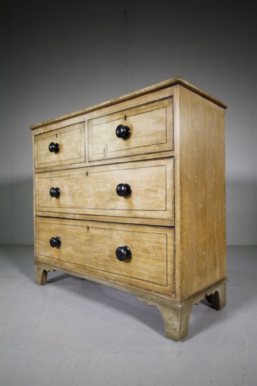 Regency Original Antique Painted Pine Chest of Drawers