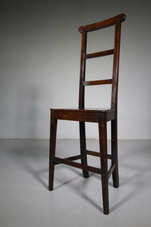 Georgian Antique Mahogany Correction Chair
