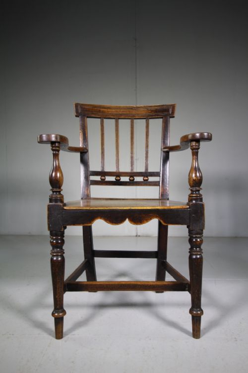 Beautiful East Anglian 19th Century Antique Country Armchair
