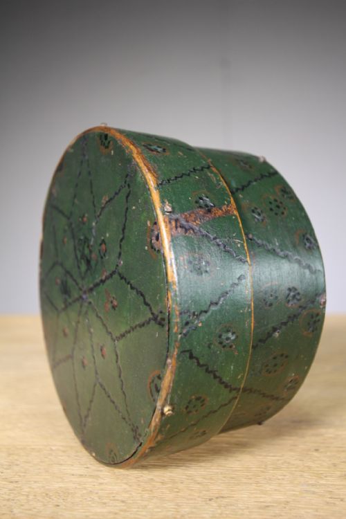 19th Century Swedish Antique Box in Original Paint