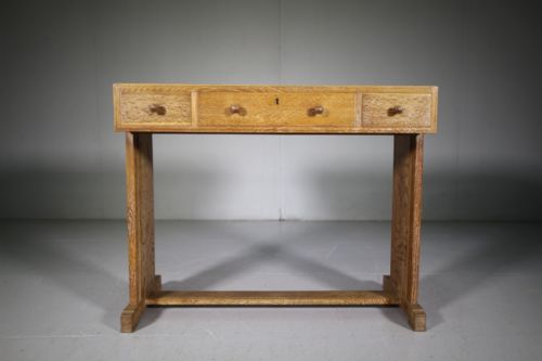 Heals Antique Oak Writing Console Table