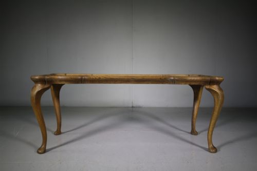 Beautiful 1940'S Oak Adzed Coffee Table