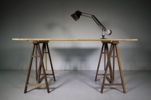 English Edwardian Antique Architects Table