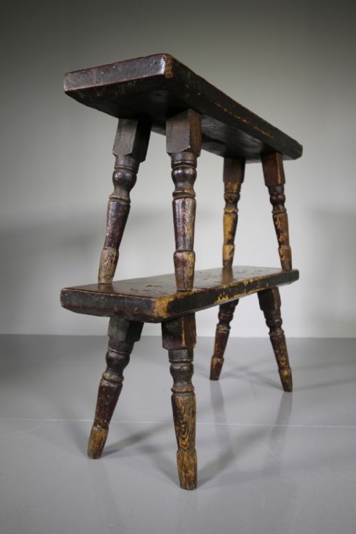 Pair of Georgian Antique Tavern Benches
