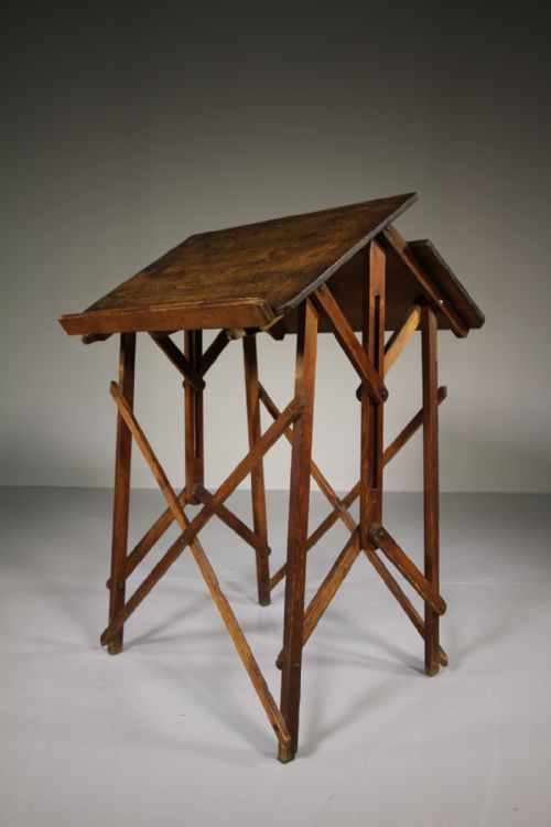 Edwardian Antique Hatherley's Folding Artists Table