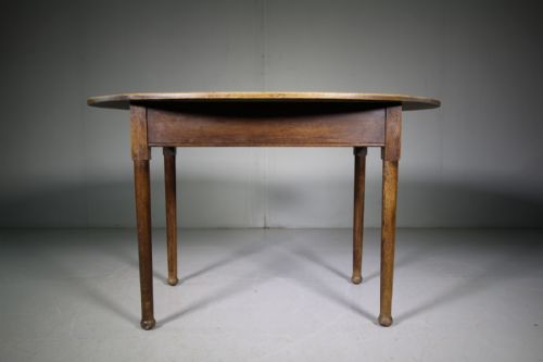 Edwardian Antique Oval Oak Dining Table