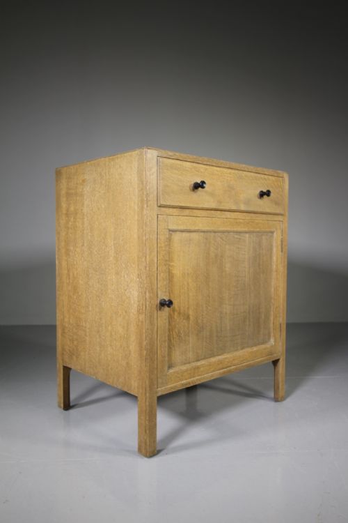 Heals Antique Oak Cupboard - Labelled