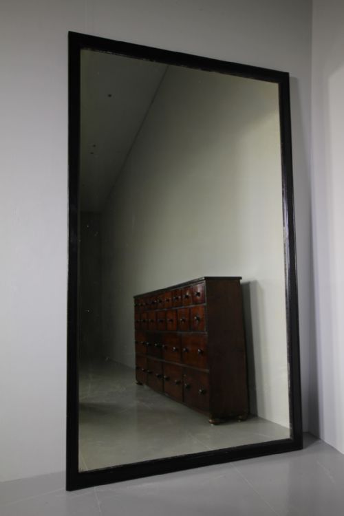 Huge English Antique Outfitters Mirror-original Plate
