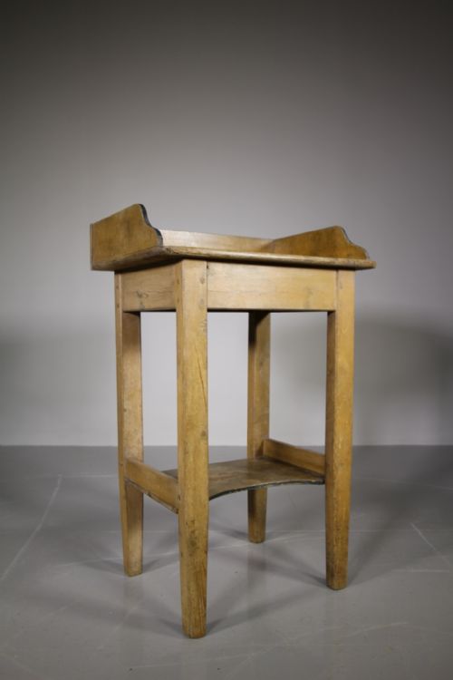 19th Century Antique Original Paintal Painted Pine Side Table