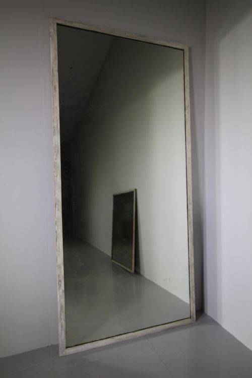 Large 19th Century Antique Outfitters Mirror