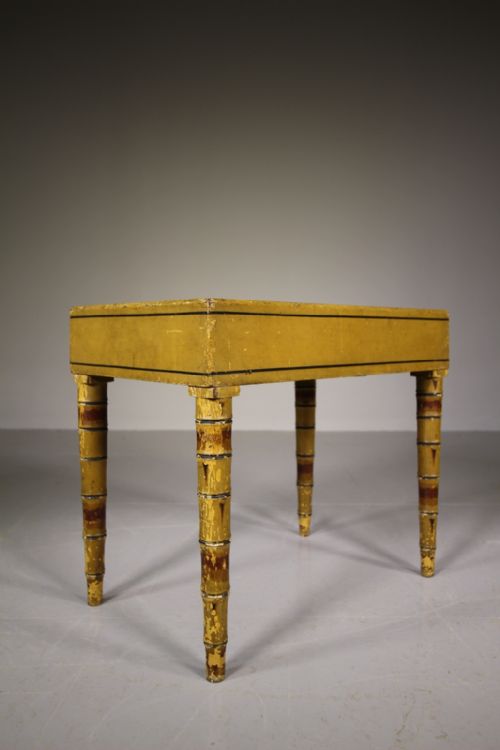 Regency Original Painted Pine Antique Side Table 
