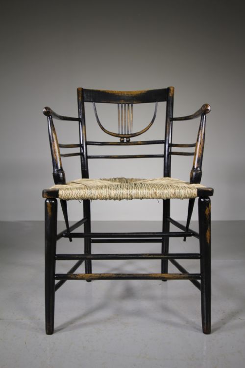 19th Century Morris & Co Antique Sussex Armchair