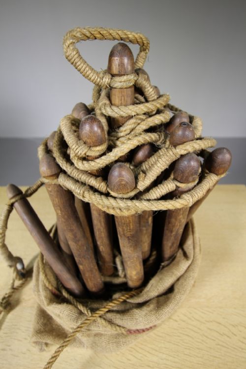 Antique Marine Rope Jacob's Laddder from Hull