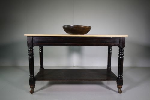 English 19th Century Kitchen Preparation Table