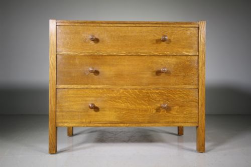 Heals Antique Letchworth Oak Chest of Drawers