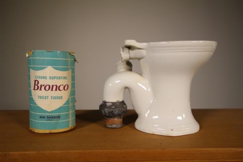 19th Century Antique Salesman Sample Shanks Lavatory